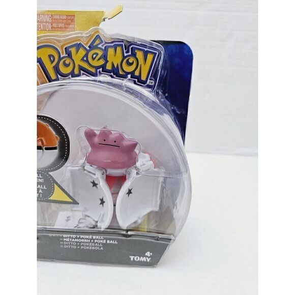 TOMY Pokemon 2017 DITTO and Pop-open Poke Ball Figure Set NEW/Unopened - Picture 2 of 8